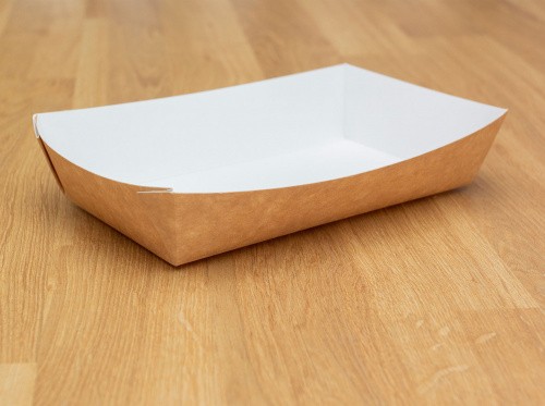Лоток для фастфуда крафт 165x90x40 мм