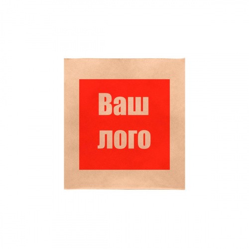 Крафт пакет с прямоугольным дном 320*200*340 мм 70 г/м2 бурый