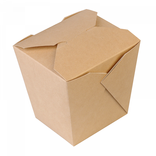 Контейнер крафт для лапши WOK 100x90x90 мм, 560 мл